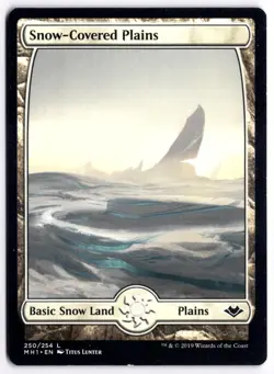 Snow-Covered Plains MH1 250 Magic: The Gathering Land NM - Image 1