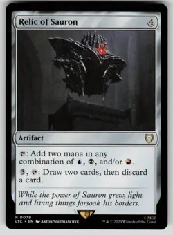 Relic of Sauron Commander: The Lord of the Rings 79 MTG NM - Image 1