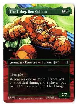The Thing, Ben Grimm (Borderless) 322 MSH Magic: The Gathering Foil - Image 1