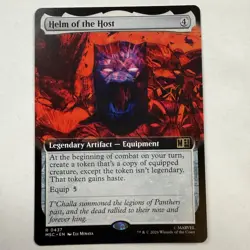 Helm of the Host (Extended Art) 437 NM Commander: Marvel Super Heroes MTG - Image 1
