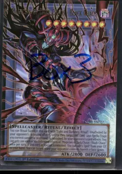 Magician of Dark Chaos - Black Chaos CORI EN027 Ultra Rare Extended Art YuGiOh! - Image 1