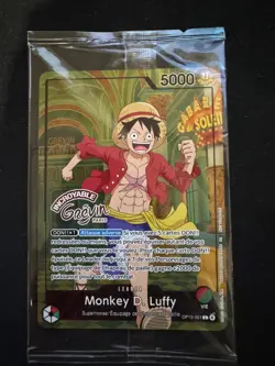 Carte One Piece TCG - Monkey D. Luffy OP13-001 - Musee Grevin Paris Exclusive FR - Image 1