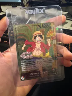 Carte One Piece TCG - Monkey D. Luffy OP13-001 - Musee Grevin Paris Exclusive FR - Image 5