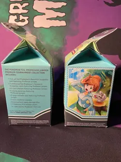 Pokemon TCG: Professor Juniper Premium Tournament Collection In Hand Lot of Two - Image 2