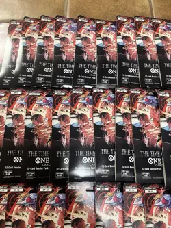 NEW One Piece TCG OP-16 The Time of Battle Sleeved Booster Packs Lot Of 30 - Image 2