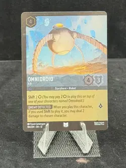 Disney Lorcana-Wilds Unknown-Omnidroid-V.9-#184-Cold Foil-M/NM - Image 1