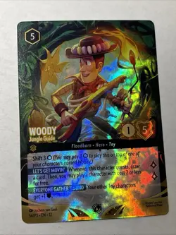 Disney Lorcana Woody Top 8 Promo- Jungle Guide Pl Foil 54/P3 English - Image 1