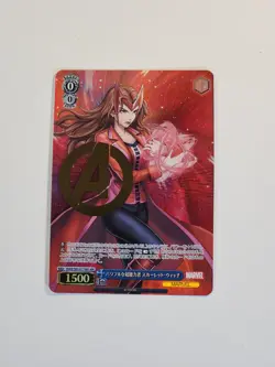 The Scarlet Witch Gold A Stamp Marvel Avengers Weiss Schwarz Japanese Rare - Image 1