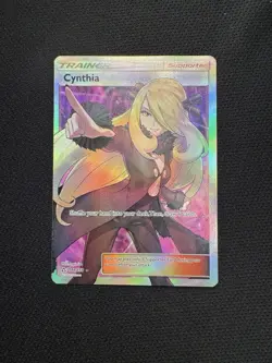 Pokemon TCG Cynthia (Full Art) 148/156 Sm-Ultra Prism Holo - Image 1