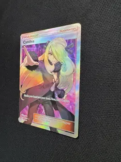 Pokemon TCG Cynthia (Full Art) 148/156 Sm-Ultra Prism Holo - Image 3