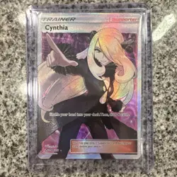 Pokemon Company Cynthia Full Art Ultra Rare Holo 148/156 SM-Ultra Prism - Image 1
