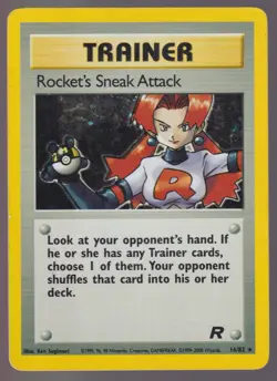 Rocket's Sneak Attack 16/82 Team Rocket Unlimited Holo MP - Image 1