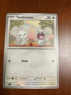 Tandemaus 159/198 Scarlet & Violet Regular Pokemon TCG Card - Image 1