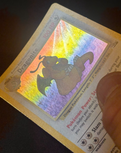 Dragonite Holo 4/62 Unlimited Card Fossil Pokemon Base Set 1999 MP/HP Card - Image 3