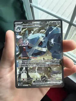 Pokemon TCG ME: Ascended Heroes SIR Steven’s Metagross EX 289/217 Card Near Mint - Image 1