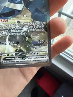 Pokemon TCG ME: Ascended Heroes SIR Steven’s Metagross EX 289/217 Card Near Mint - Image 4