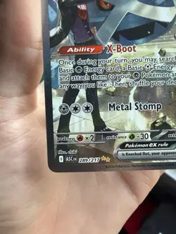 Pokemon TCG ME: Ascended Heroes SIR Steven’s Metagross EX 289/217 Card Near Mint - Image 5