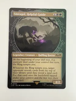 Smeagol Helpful Guide Showcase MTG Magic the Gathering Card NM Near Mint LTR - Image 1