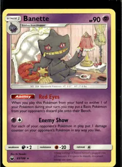 Pokemon Banette 65/168 Celestial Storm Non Holo Rare 4 Card Lot - Image 1