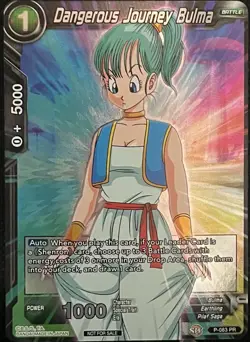 Dangerous Journey Bulma - Promotion Cards (P-083) - Dragon Ball Super Card Game - Image 1