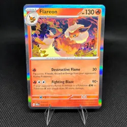 Flareon 013/131 Sv: Prismatic Evolutions Holo Rare Pokemon Card NM - Image 1