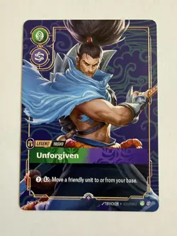 Riftbound METAL Card- Yasuo Unforgiven - Mint Condition - Image 3