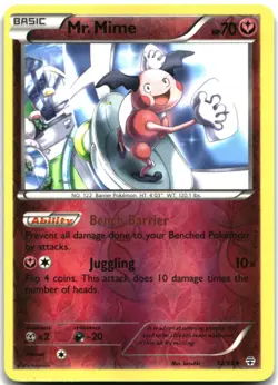 Pokemon Mr. Mime REVERSE HOLO Uncommon Generations 52/83 MP - Image 1
