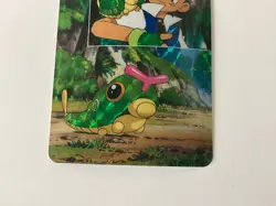 1996 Pokemon Japanese Vending Card Sticker #31 Ash Caterpie Blue Back - Image 4