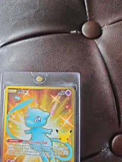 Pokemon TCG Celebrations Mew Gold Full Art Holo Card 25/25 Secret Rare - Image 3