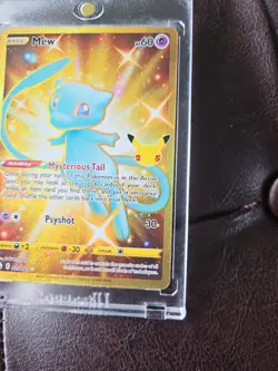 Pokemon TCG Celebrations Mew Gold Full Art Holo Card 25/25 Secret Rare - Image 4