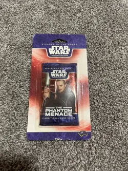 Star Wars "The Phantom Menace" 11-Card Random Cover Sealed Booster Pack X1 - Image 1