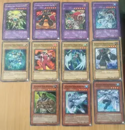 Original Yugioh: Elemental Hero Collection Lot Of 11 Cards LP - Image 1