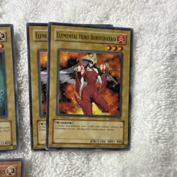 Elemental Hero Bubbleman/Sparkman/Burstinatrix/Neos Alius Card Lot x7 1st Editi… - Image 4
