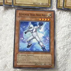 Elemental Hero Bubbleman/Sparkman/Burstinatrix/Neos Alius Card Lot x7 1st Editi… - Image 5