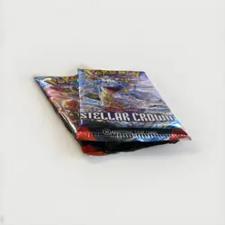 Pokemon TCG Stellar Crown Booster Pack - 2 Packs, 10 Card Each - Sealed - Image 3