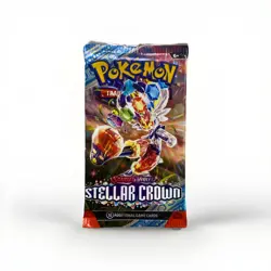 Pokemon TCG Stellar Crown Booster Pack - 2 Packs, 10 Card Each - Sealed - Image 5