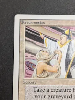 MTG - 1x Resurrection - Unlimited - HP - Vintage White - Magic The Gathering SGC - Image 3
