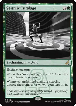 MTG - Seismic Tutelage - TLE 0254 - Avatar: The Last Airbender - Rare - Magic - Image 1