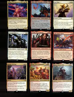Slash of the Samurai-100 Card Magic the Gathering Commander Deck-Rare-Mythic-MTG - Image 1