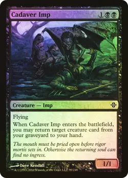 MTG FOIL Cadaver Imp - Rise of the Eldrazi #099 - Image 1