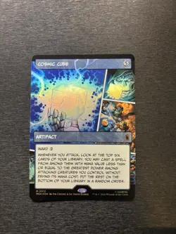 Cosmic Cube (Borderless) (0312) #312 Marvel Super Heroes Magic The Gathering MTG - Image 1