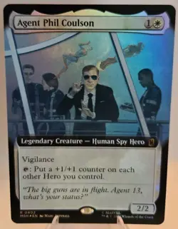 Agent Phil Coulson (Extended Art) MTG Marvel Super Heroes Foil - Image 1