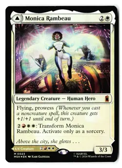 Monica Rambeau 23 Mythic Marvel Super Heroes Magic: The Gathering Foil - Image 1