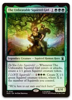 The Unbeatable Squirrel Girl #193 (Foil) (NM) Marvel Super Heroes MSH Magic MTG - Image 1