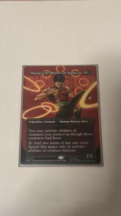 Mtg Marvel Super Heroes Shang-Chi, Master of Kung Fu 0370 Borderless Mythic - Image 1
