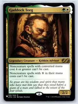 Gaddock Teeg 199/254 Rare The List Reprints Magic: The Gathering Near Mint - Image 1