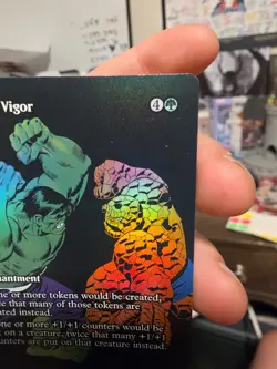 Primal Vigor Borderless Marvel Universe Foil MTG - Image 4