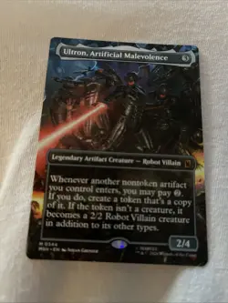 Ultron, Artificial Malevolence (Borderless) 344 MSH Magic: The Gathering NM - Image 1