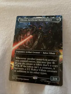 Ultron, Artificial Malevolence (Borderless) 344 MSH Magic: The Gathering NM - Image 2