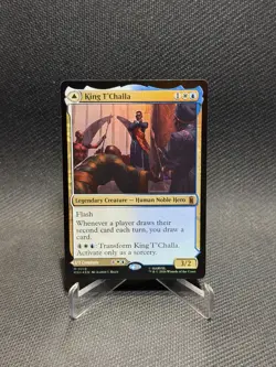 King T'Challa 219 Mythic Marvel Super Magic: The Gathering Foil Near Mint - Image 1